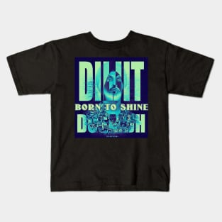 Diljit Dosanjh digital artwork Kids T-Shirt